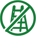 No ladders